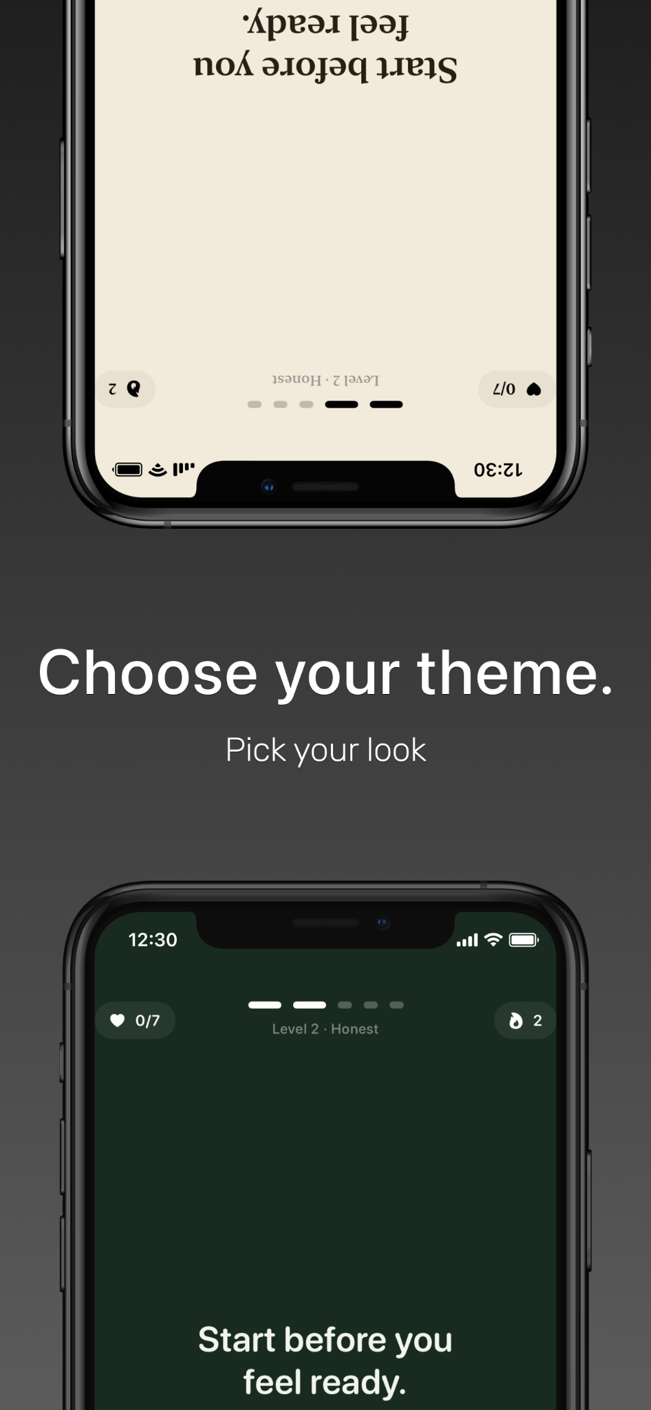 Based theme selection preview