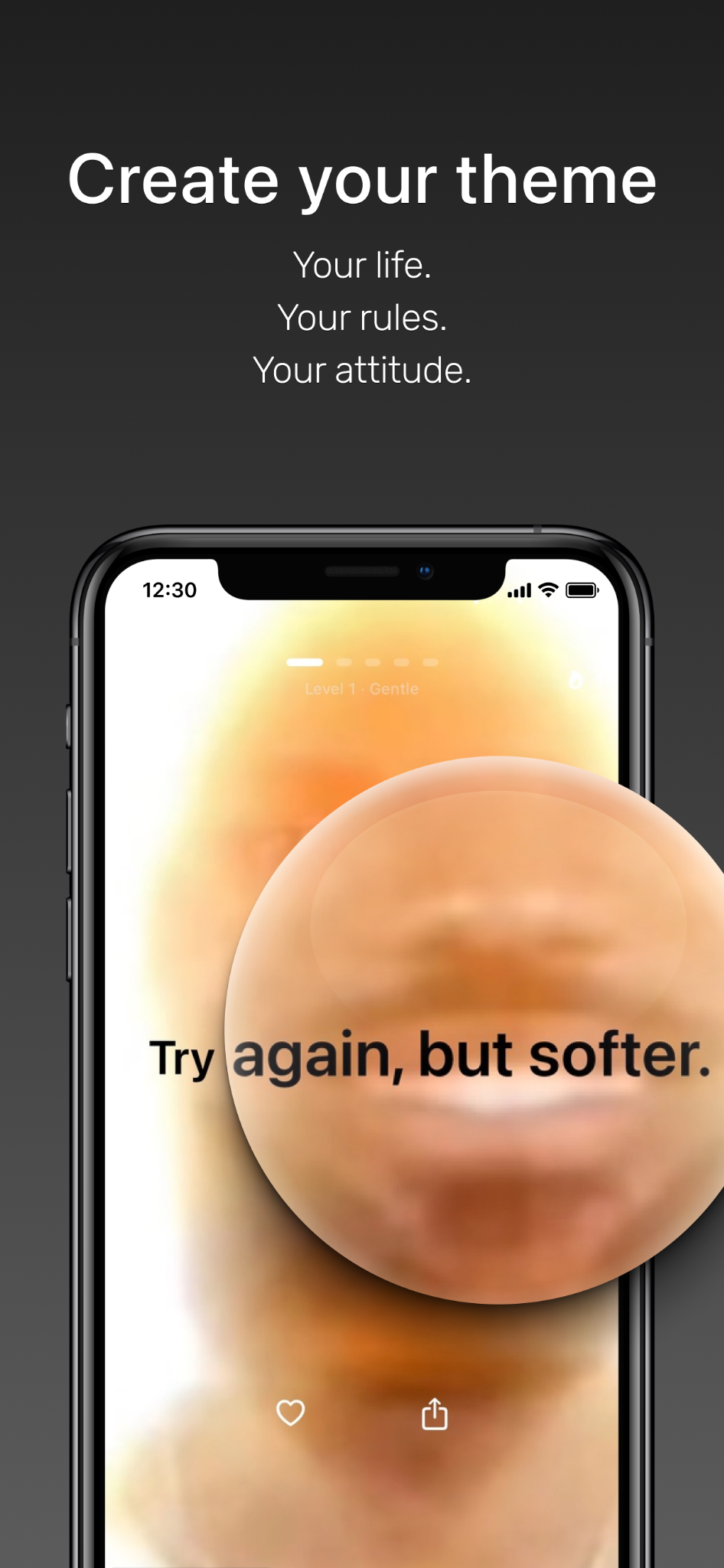 Based custom theme preview
